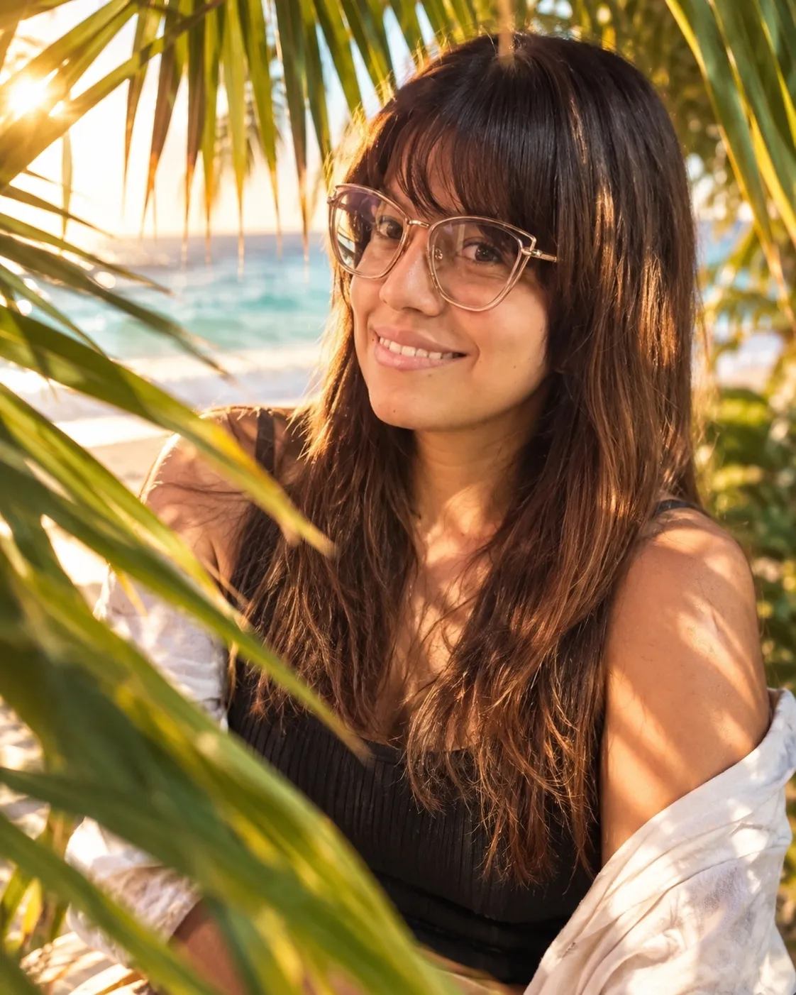 Tropical Beach Editorial Portrait output 3