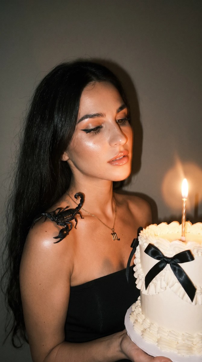 Dark Scorpio Birthday Smartphone Portrait output 1