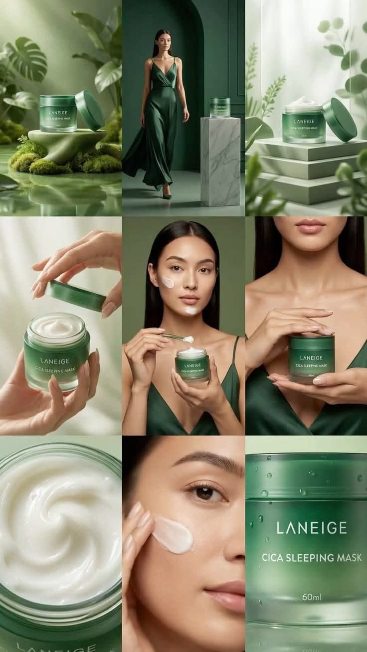 LANEIGE Cica Sleeping Mask Commercial Video