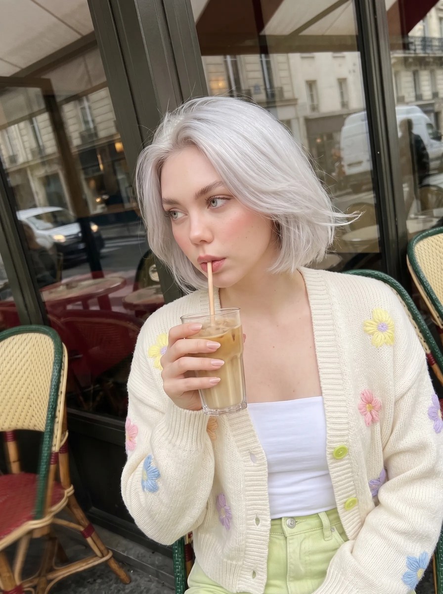 Candid Parisian Café Portrait output 3