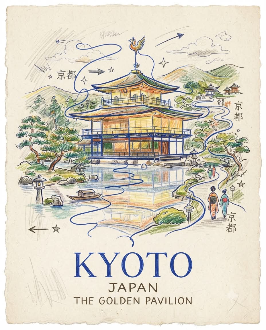 Colored-Pencil Travel Poster output 4
