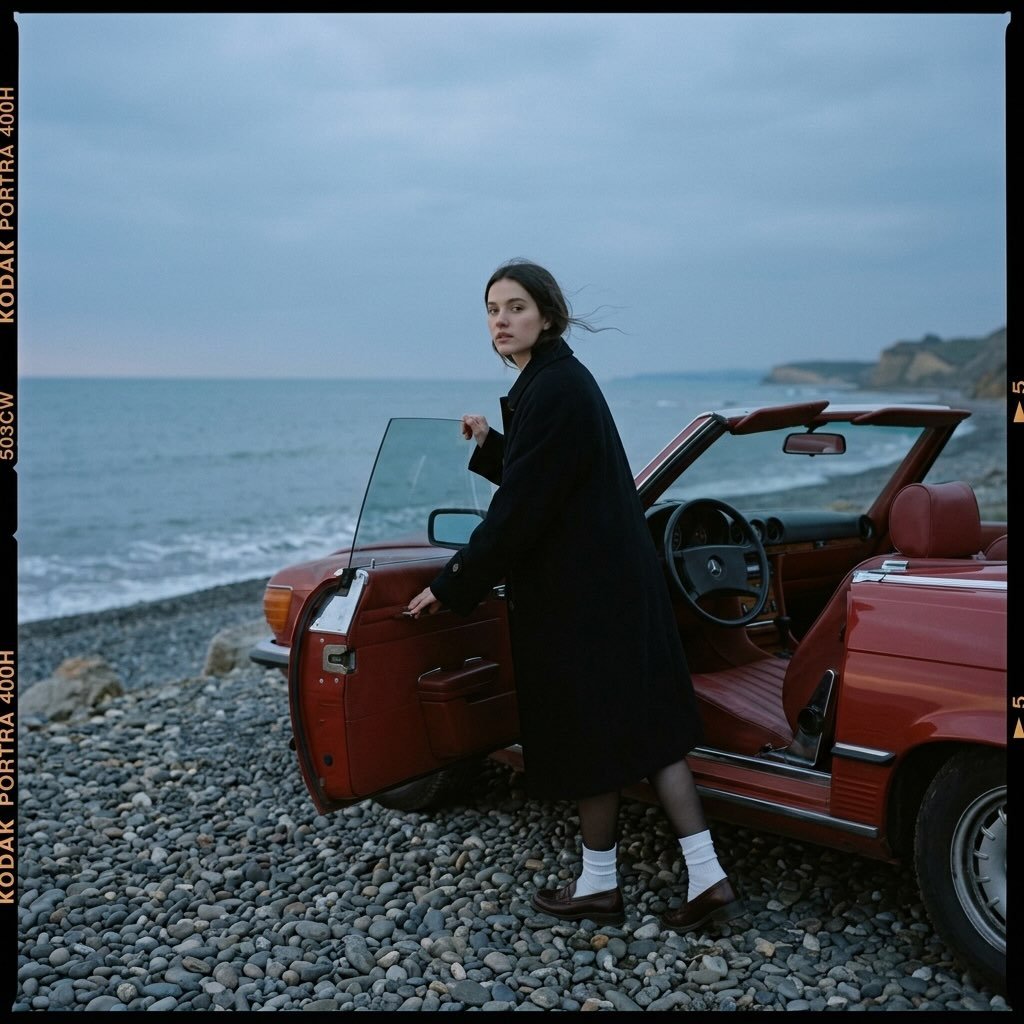 Melancholic Seaside Fashion Editorial output 2