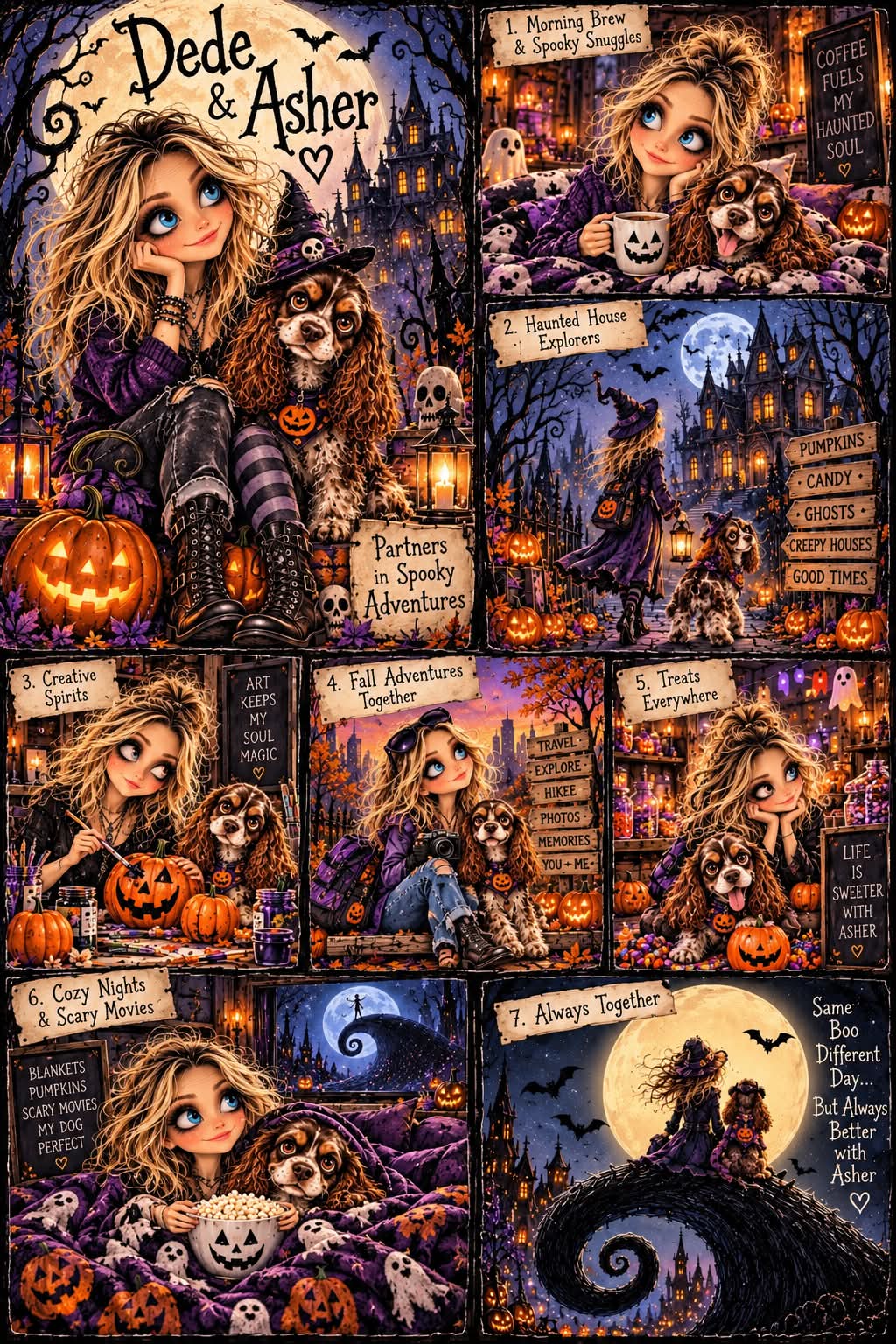 Tim Burton–Inspired Halloween Infographic output 1
