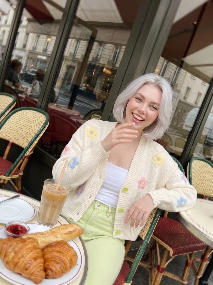 Candid Parisian Café Portrait output 7
