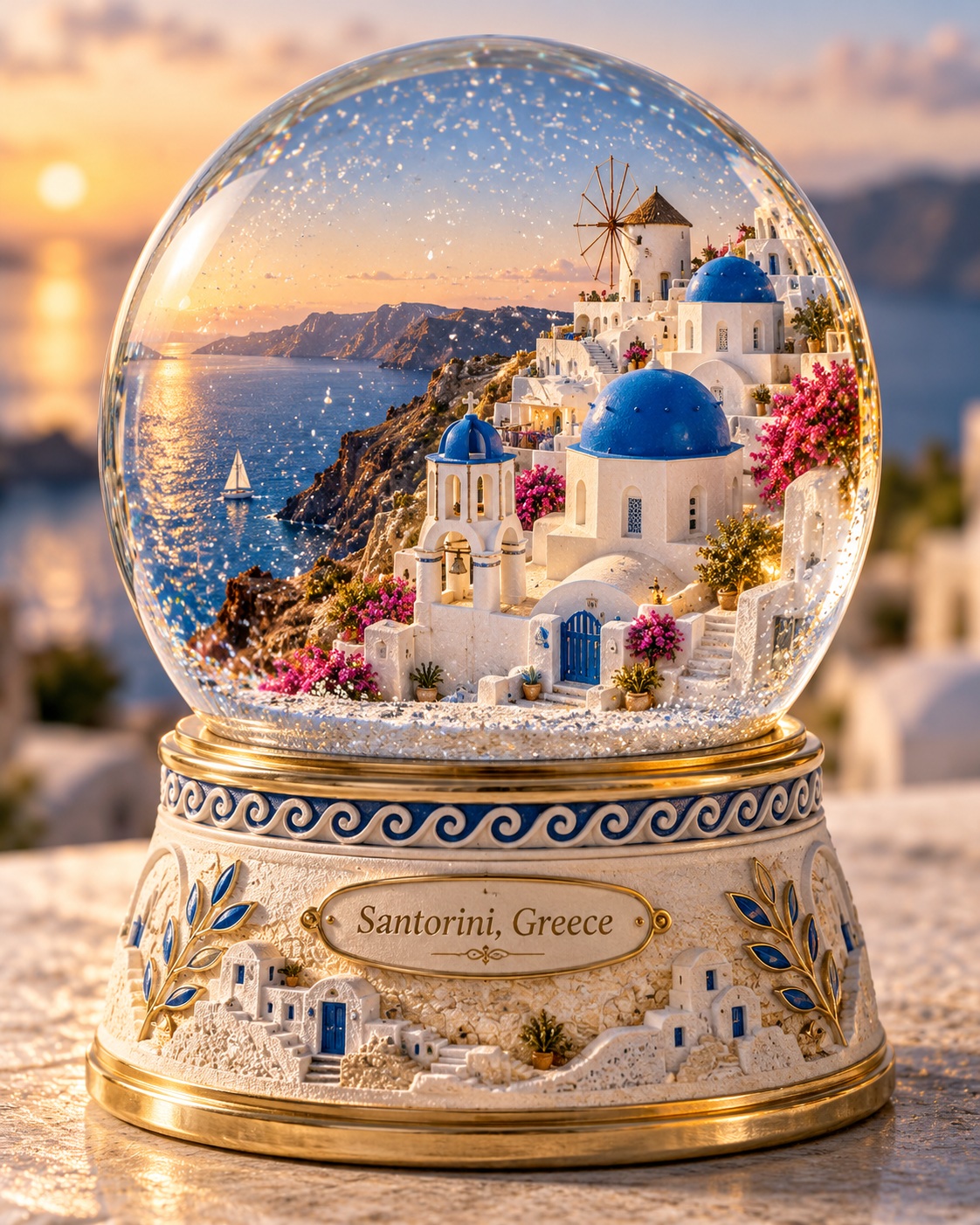 Premium City Snow Globe Souvenir output 2