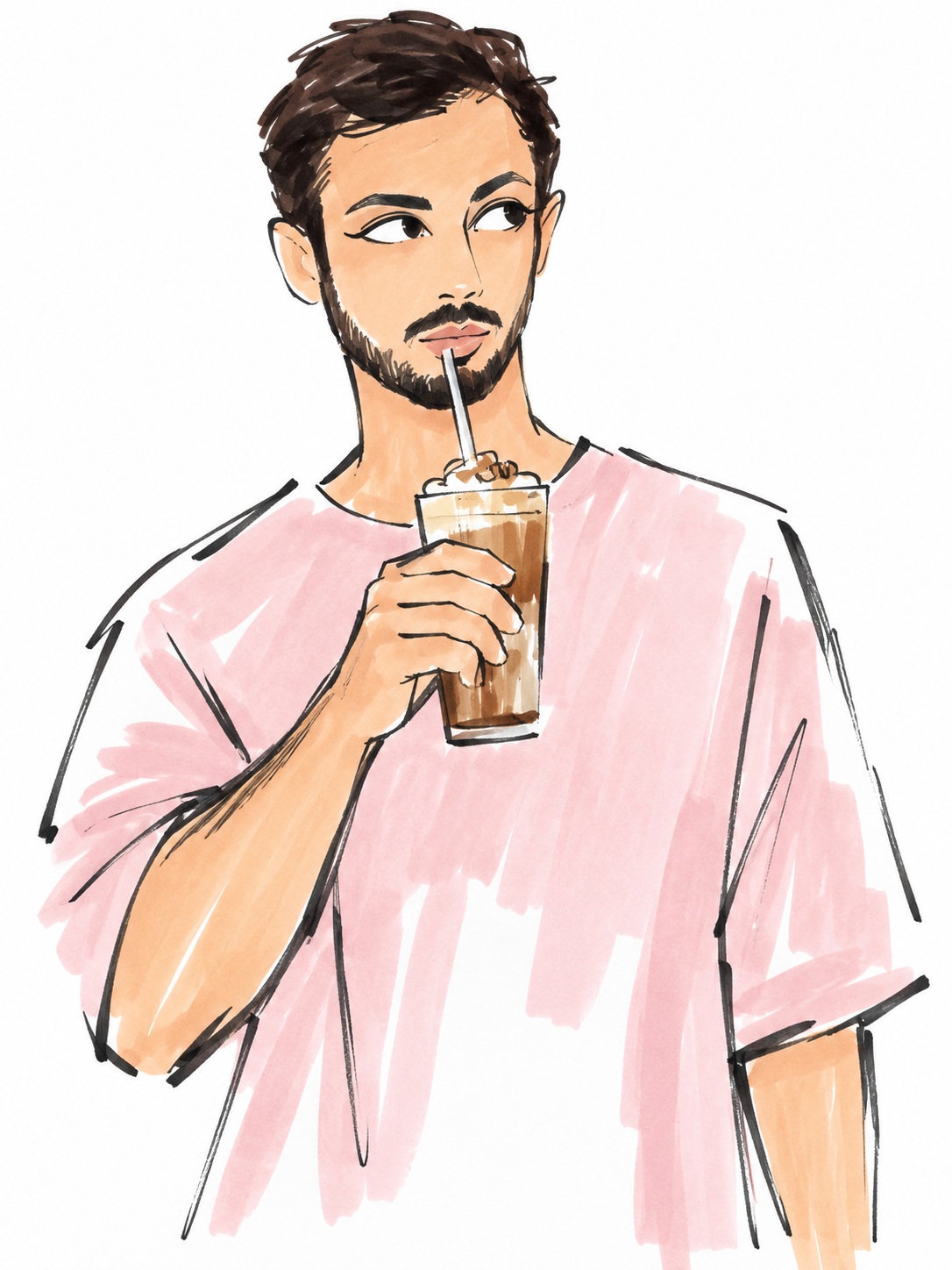 Minimalist Fashion Sketch from a Photo output 3