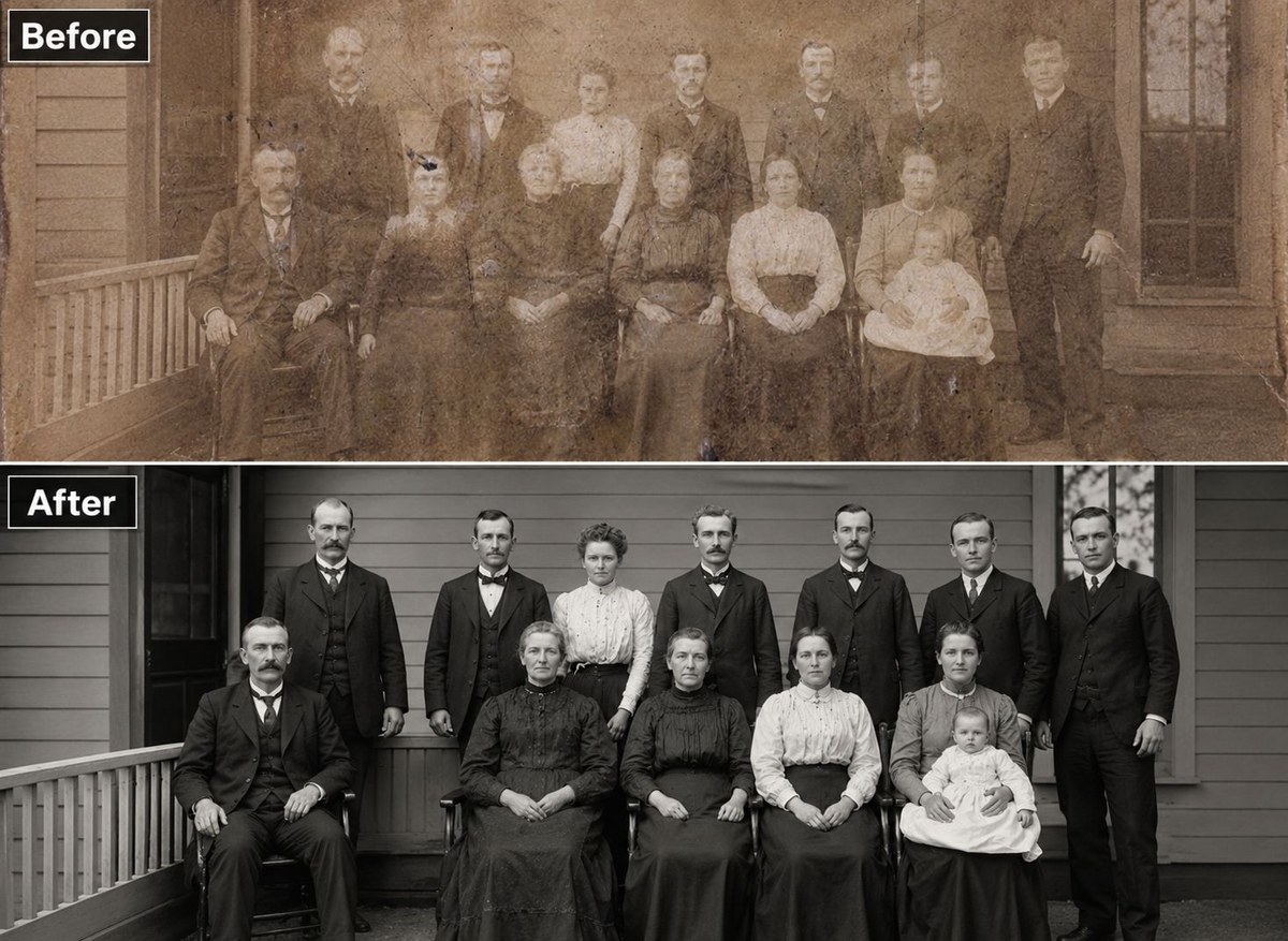 Restore a Faded or Damaged Photo