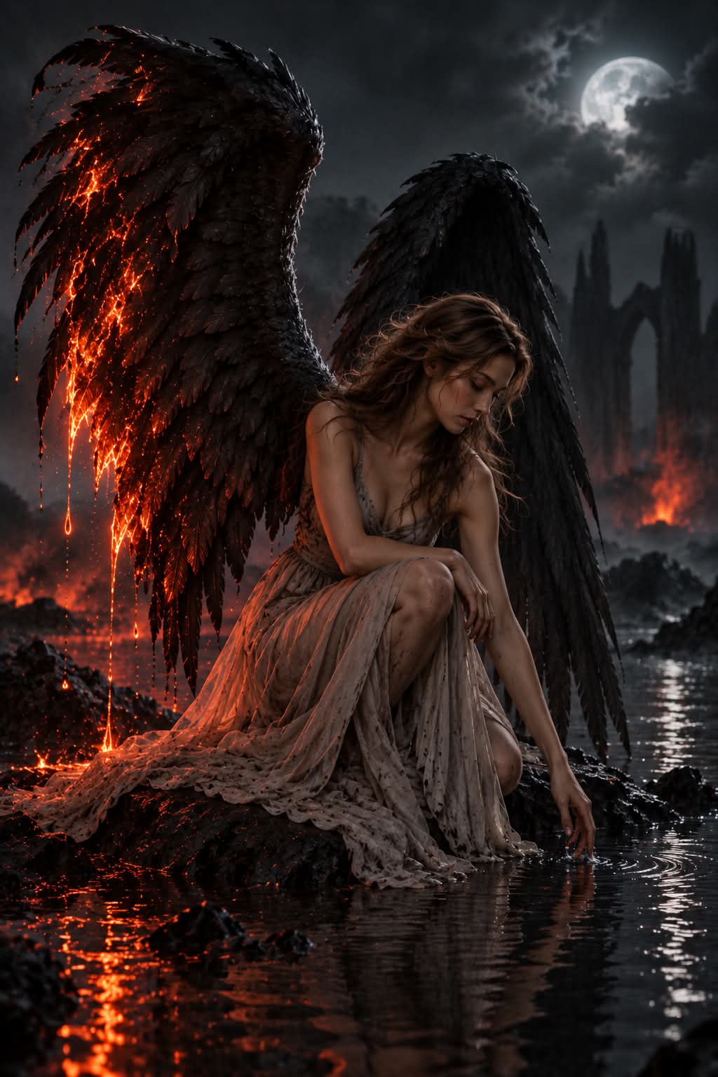 Fallen Angel with a Burning Wing output 2