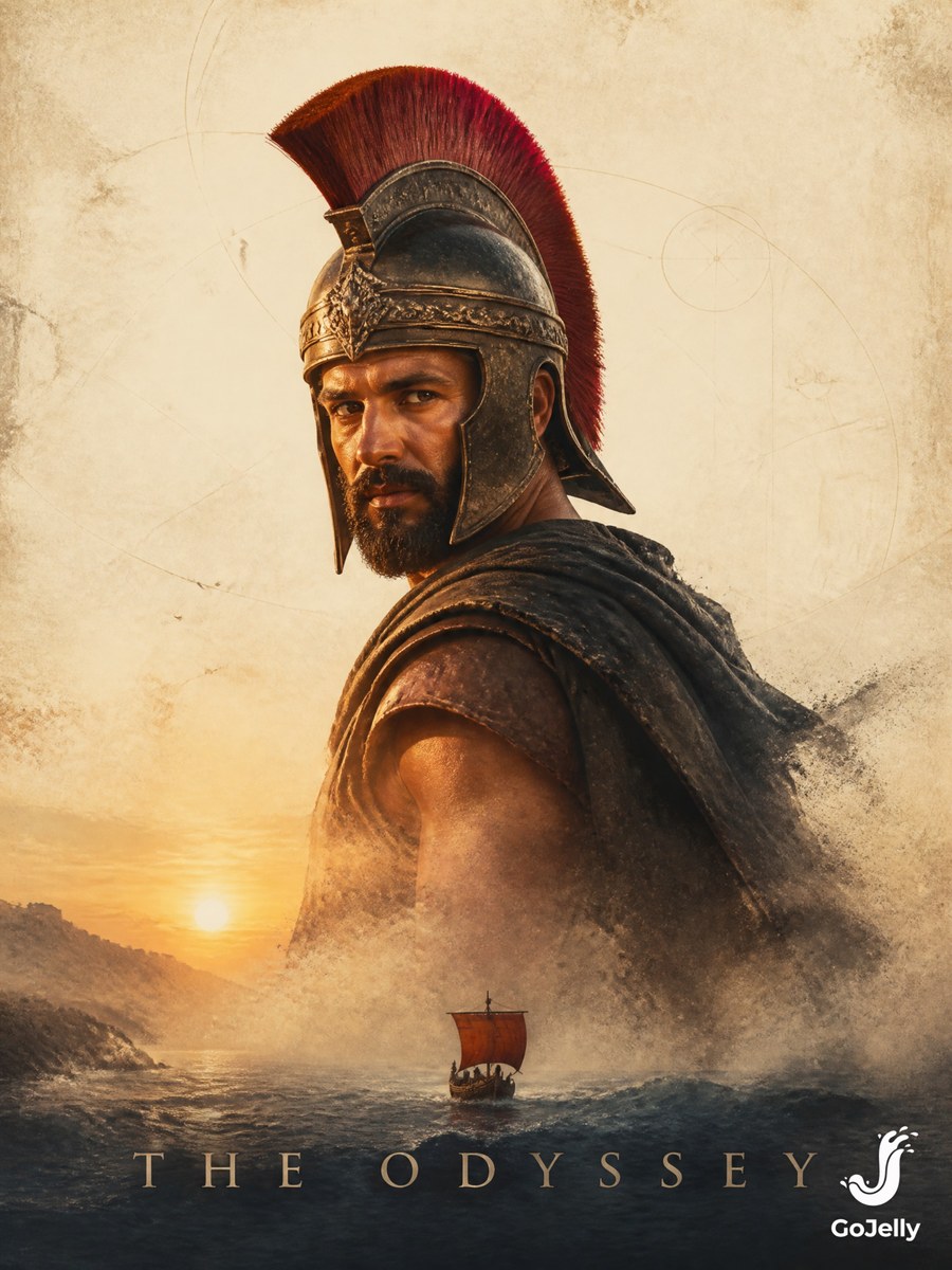 The Odyssey — Ancient Epic Poster output 1