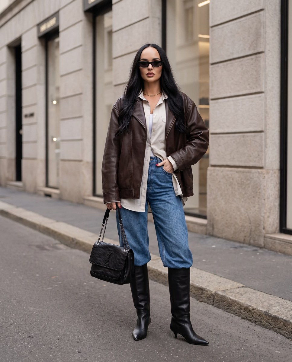 Quiet Luxury Street Style Portrait output 1