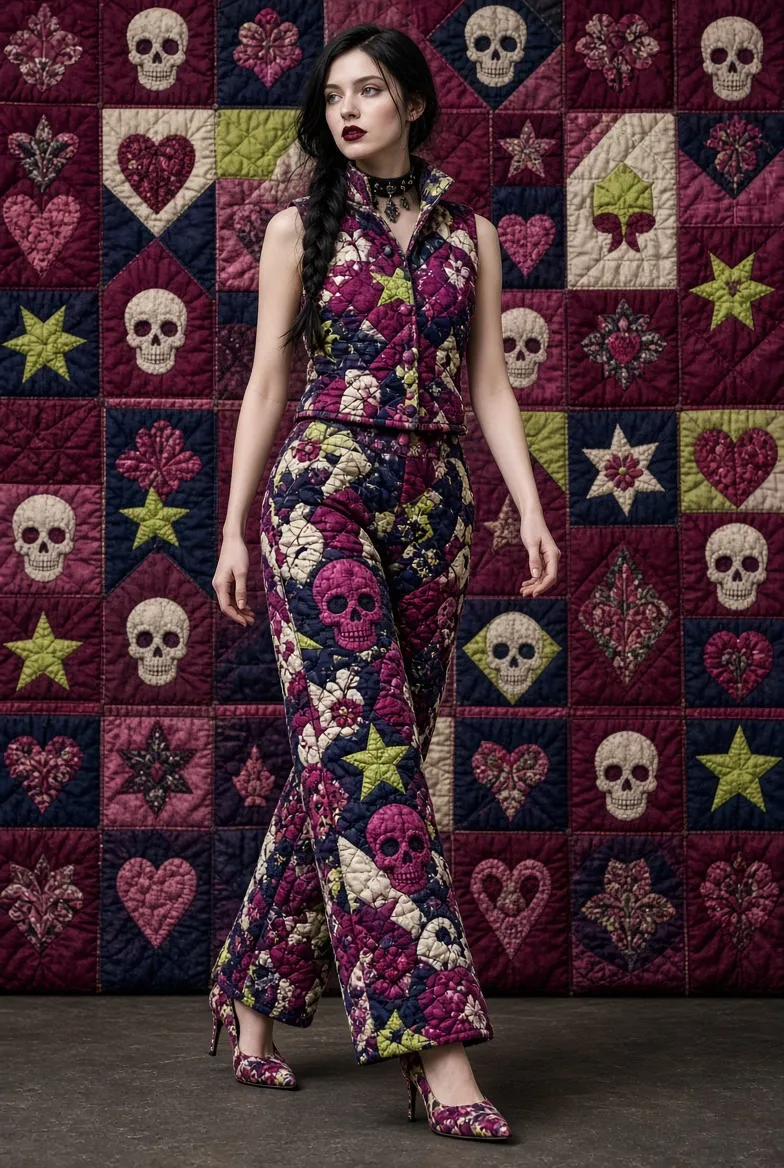 Quilted Couture Fashion Look output 9