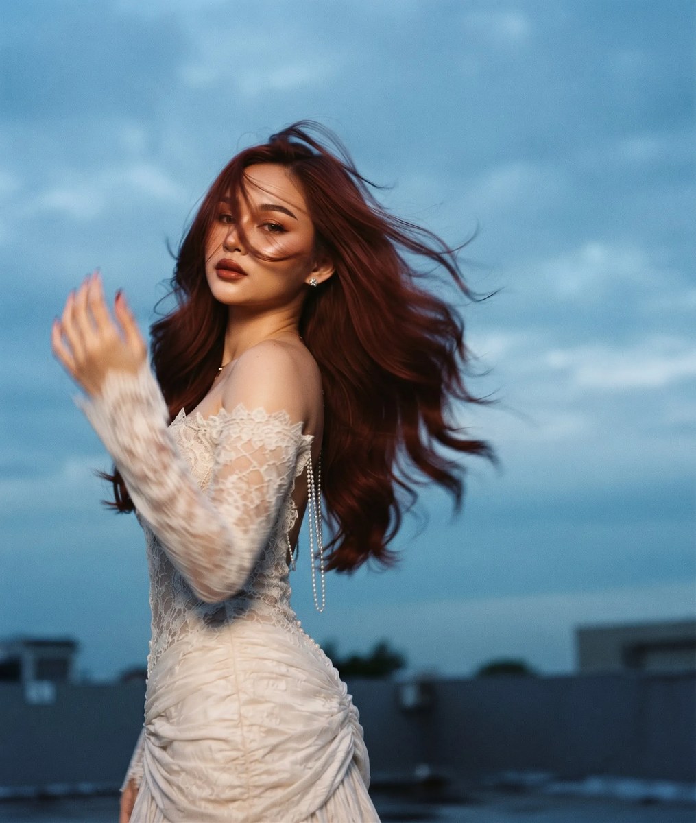 Dreamy Vintage Editorial Portrait of a Woman output 8