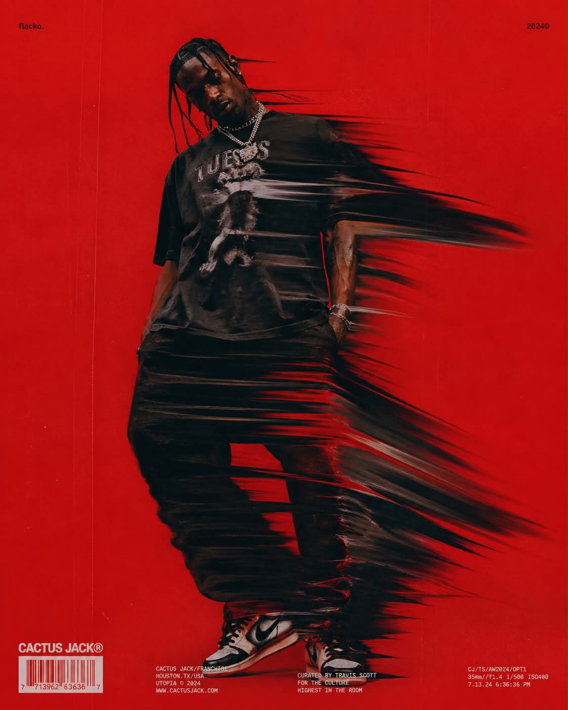 Red Motion-Drag Hip-Hop Fashion Poster output 4