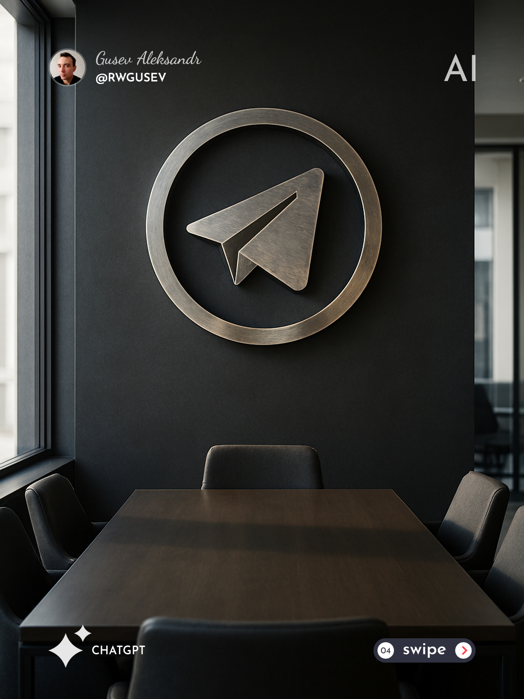 Premium Logo in an Executive Meeting Room output 3