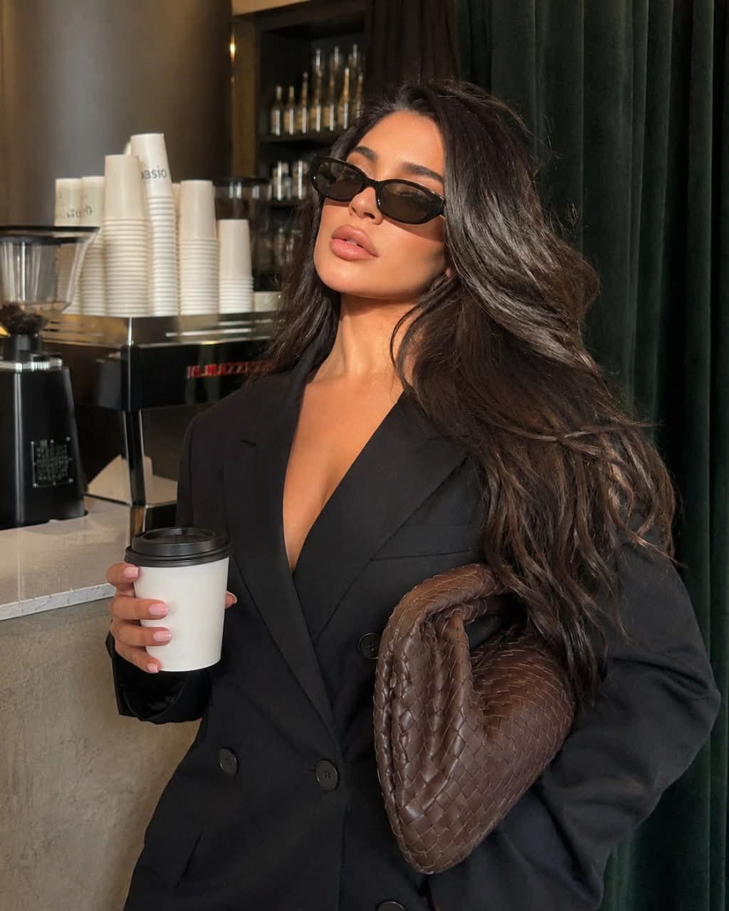 Quiet-Luxury Coffee Shop Portrait