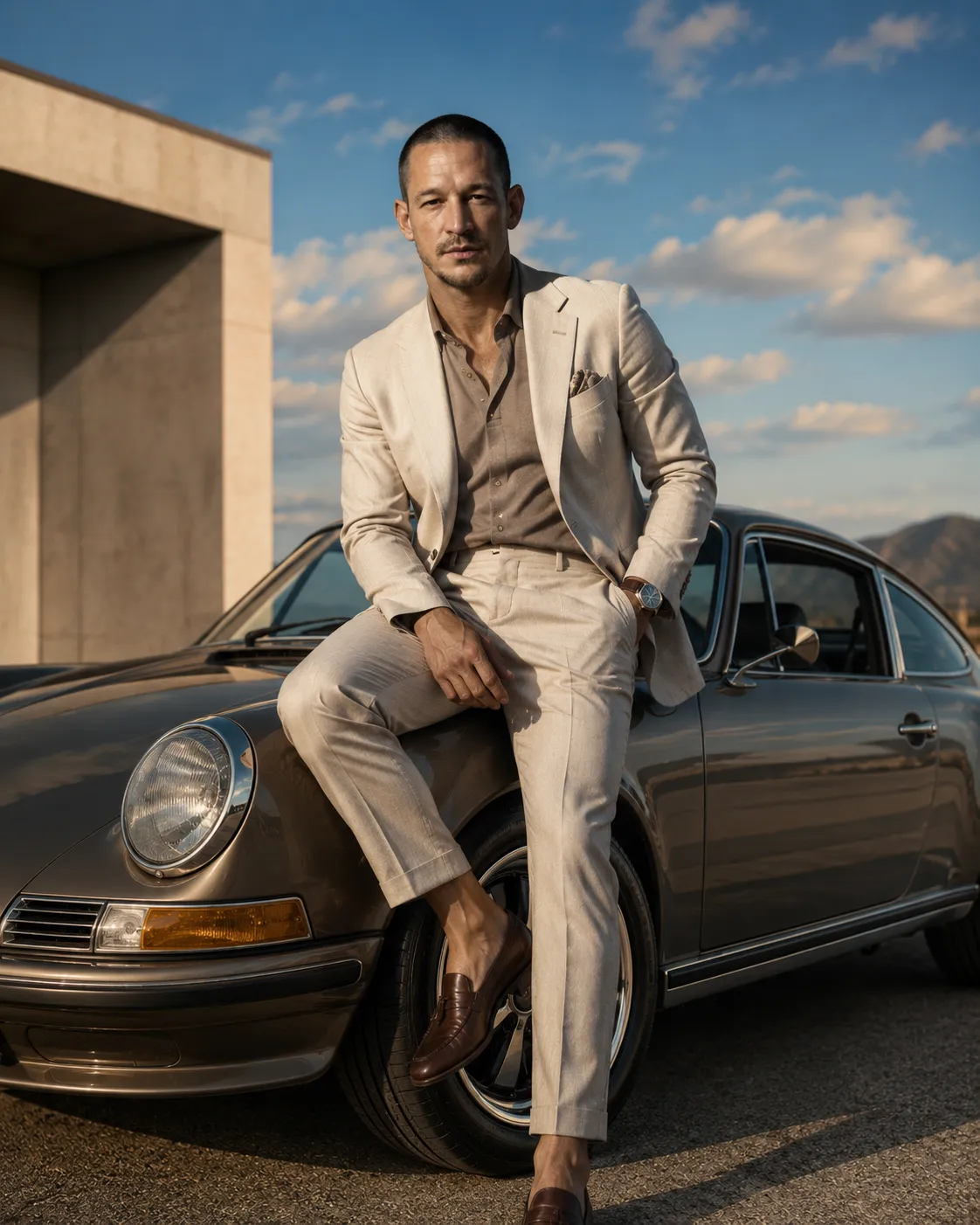 Luxury Automotive Fashion Editorial Portrait output 5