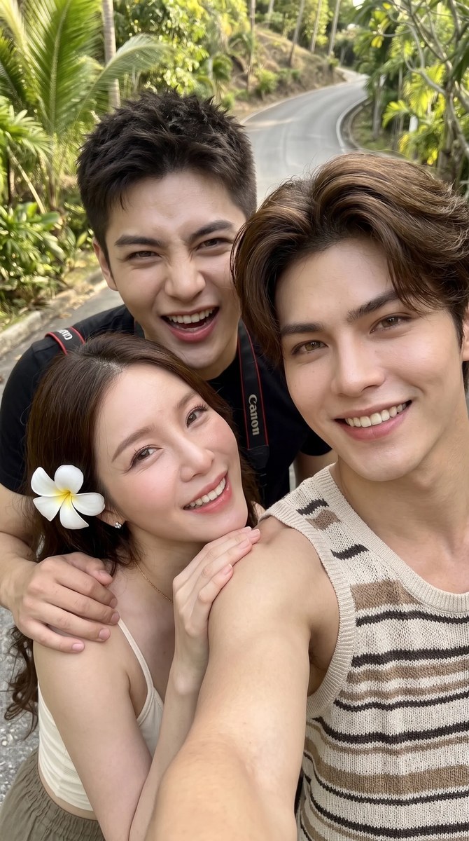 Tropical Vacation Group Selfie output 4