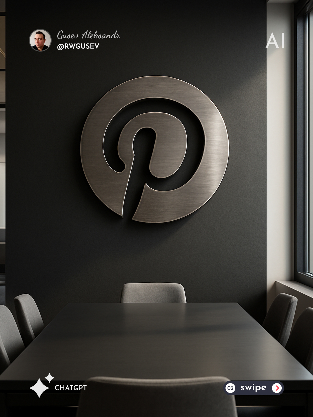 Premium Logo in an Executive Meeting Room