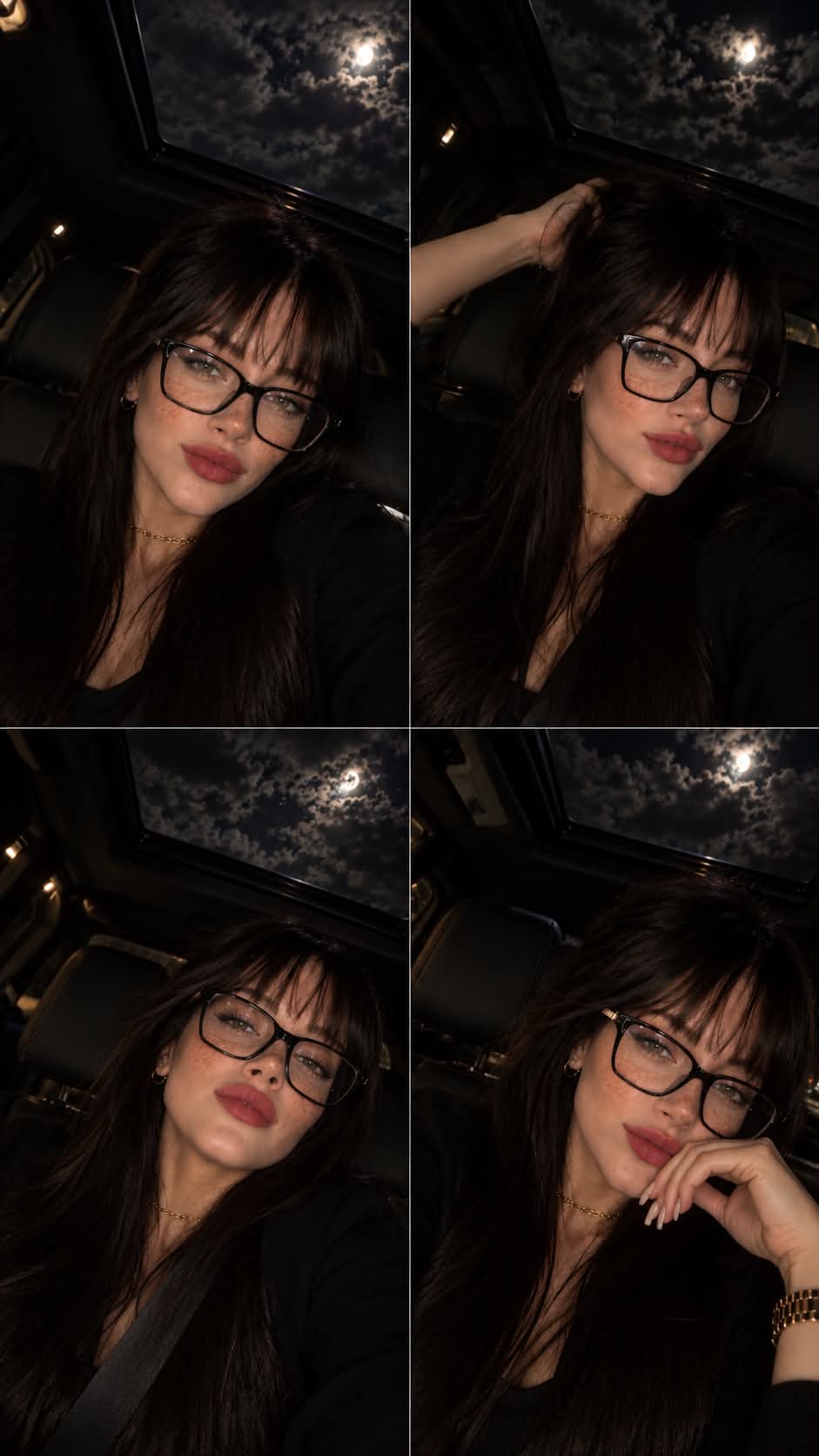 Cloudy Night Car Selfie output 3