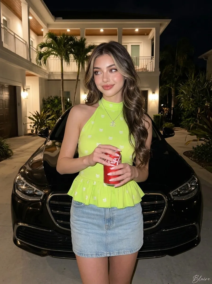 Nighttime Luxury Car Portrait output 5