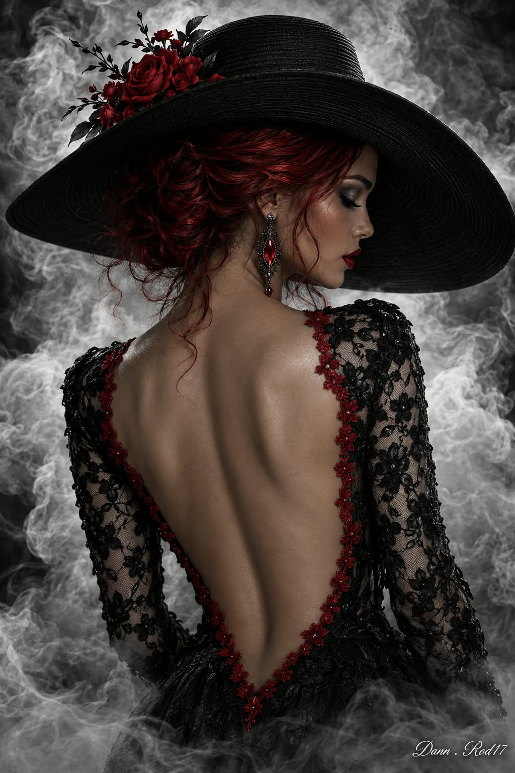 The Mysterious Lady — Gothic Fashion Portrait