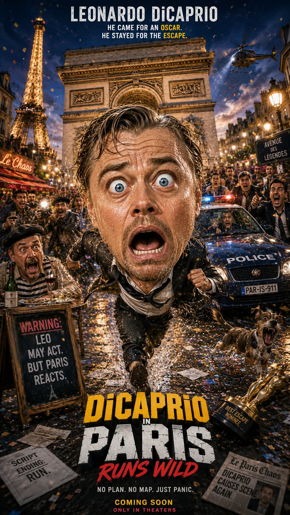Chaotic 3D Action Blockbuster Poster output 17