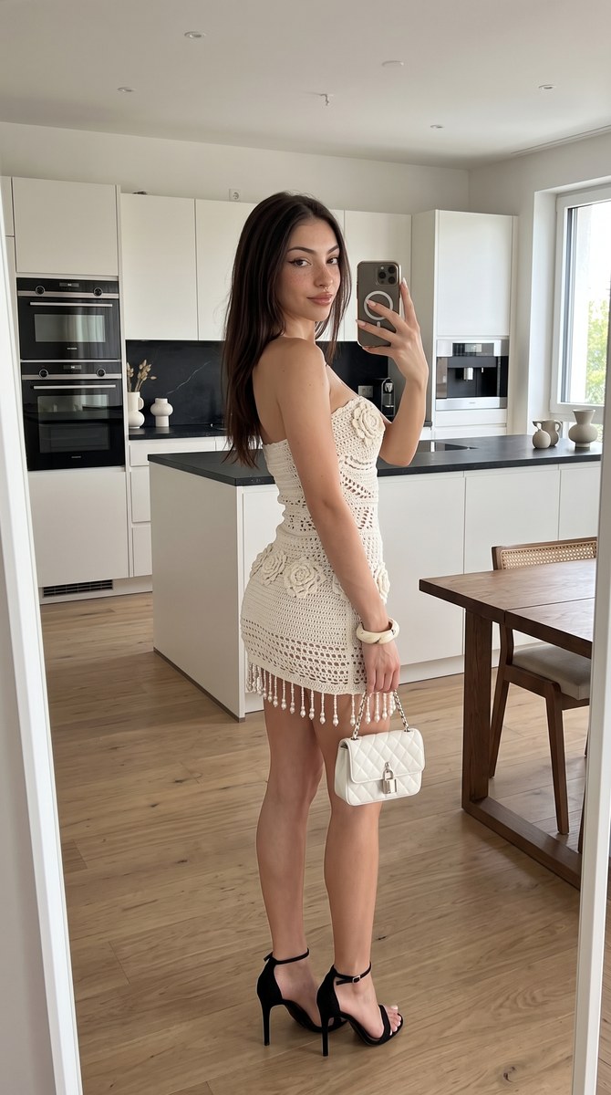 Luxury Kitchen Mirror Selfie