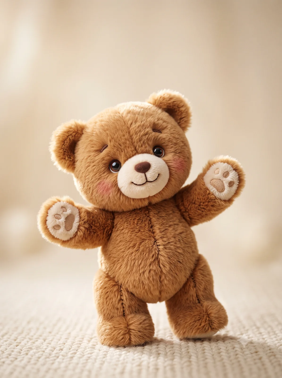Photorealistic Plush Teddy Bear