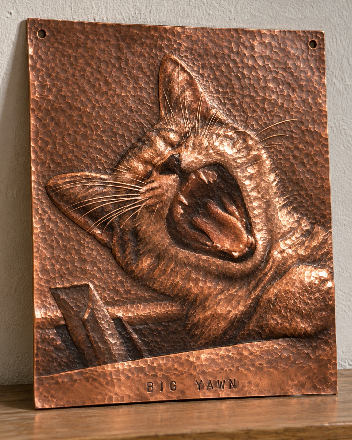 Photo-to-Copper Relief Plaque output 2