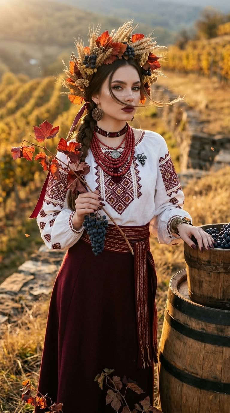 Cinematic Portrait in a Zakarpattian Vineyard output 1