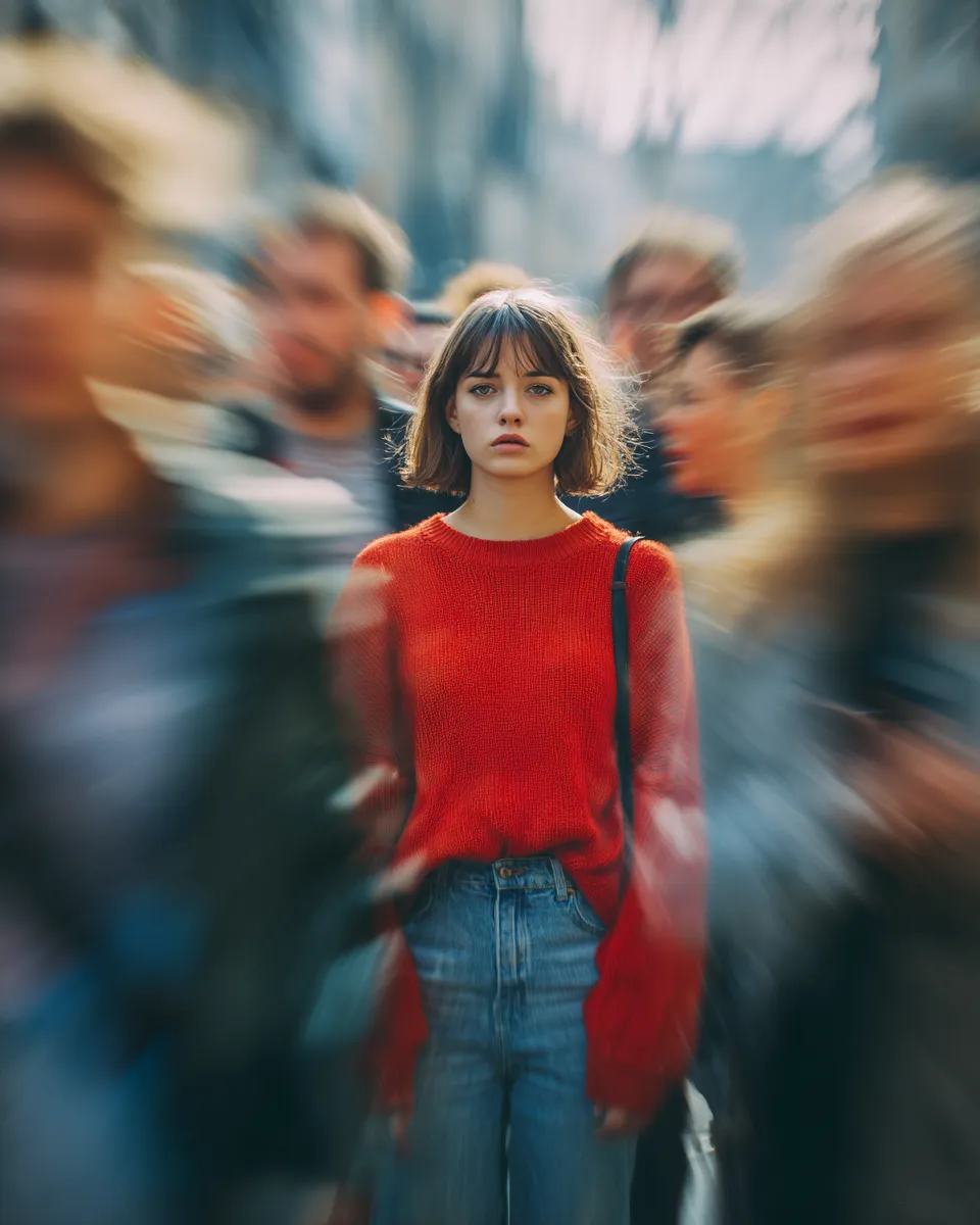 Cinematic Motion-Blur Street Portrait output 5