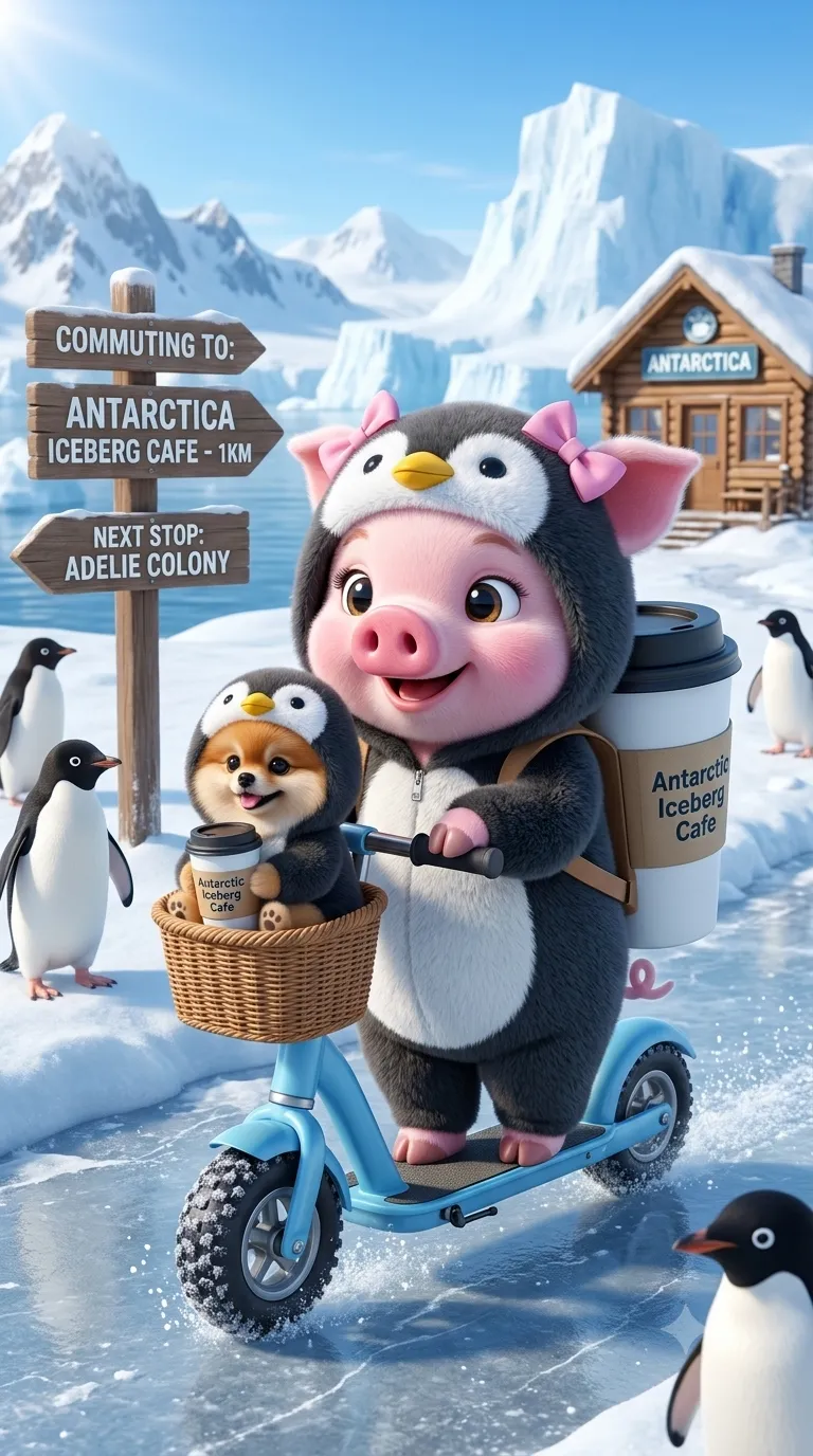 Chibi Commuter’s Antarctic Café Adventure output 10