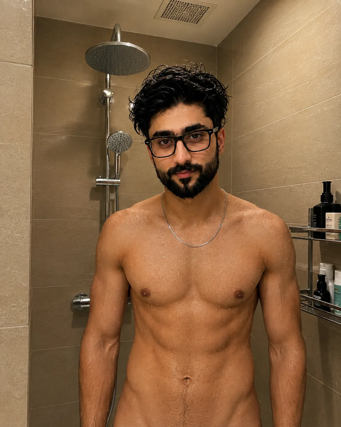 Photorealistic Shower Portrait from a Reference Image