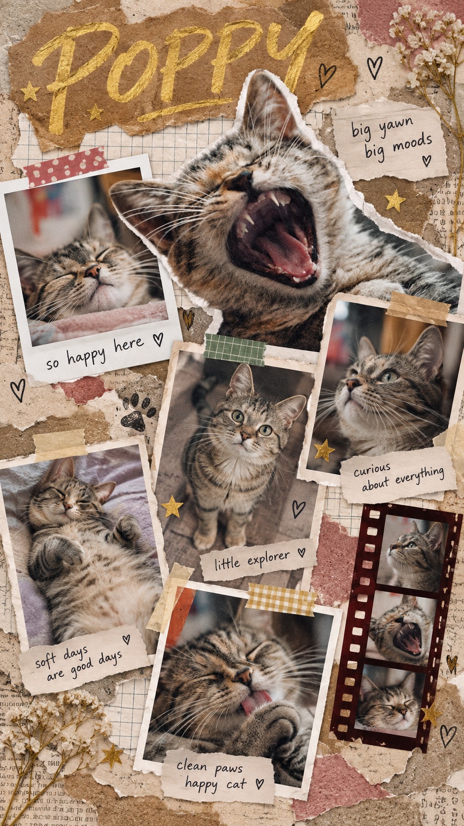 Handmade Scrapbook Phone Wallpaper output 3