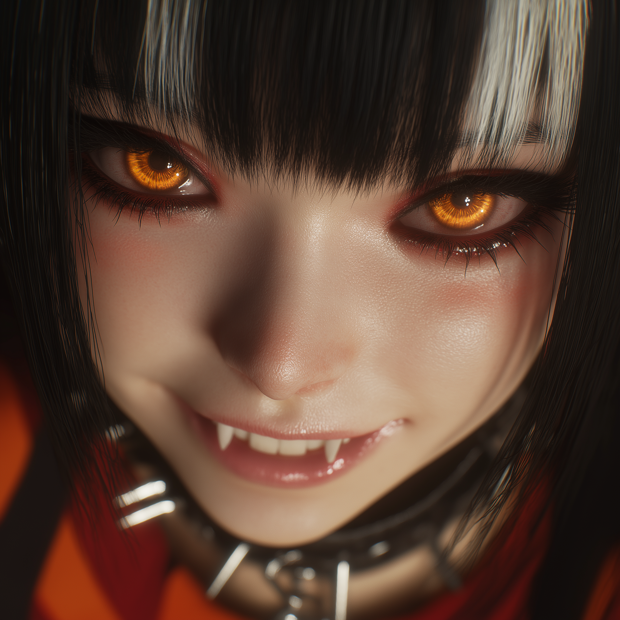 Gothic Demon Girl Anime Portrait Prompt