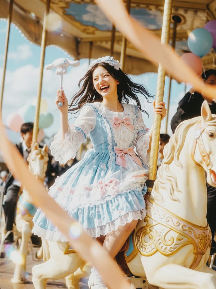 Dreamy Carousel Cosplay Portrait output 3