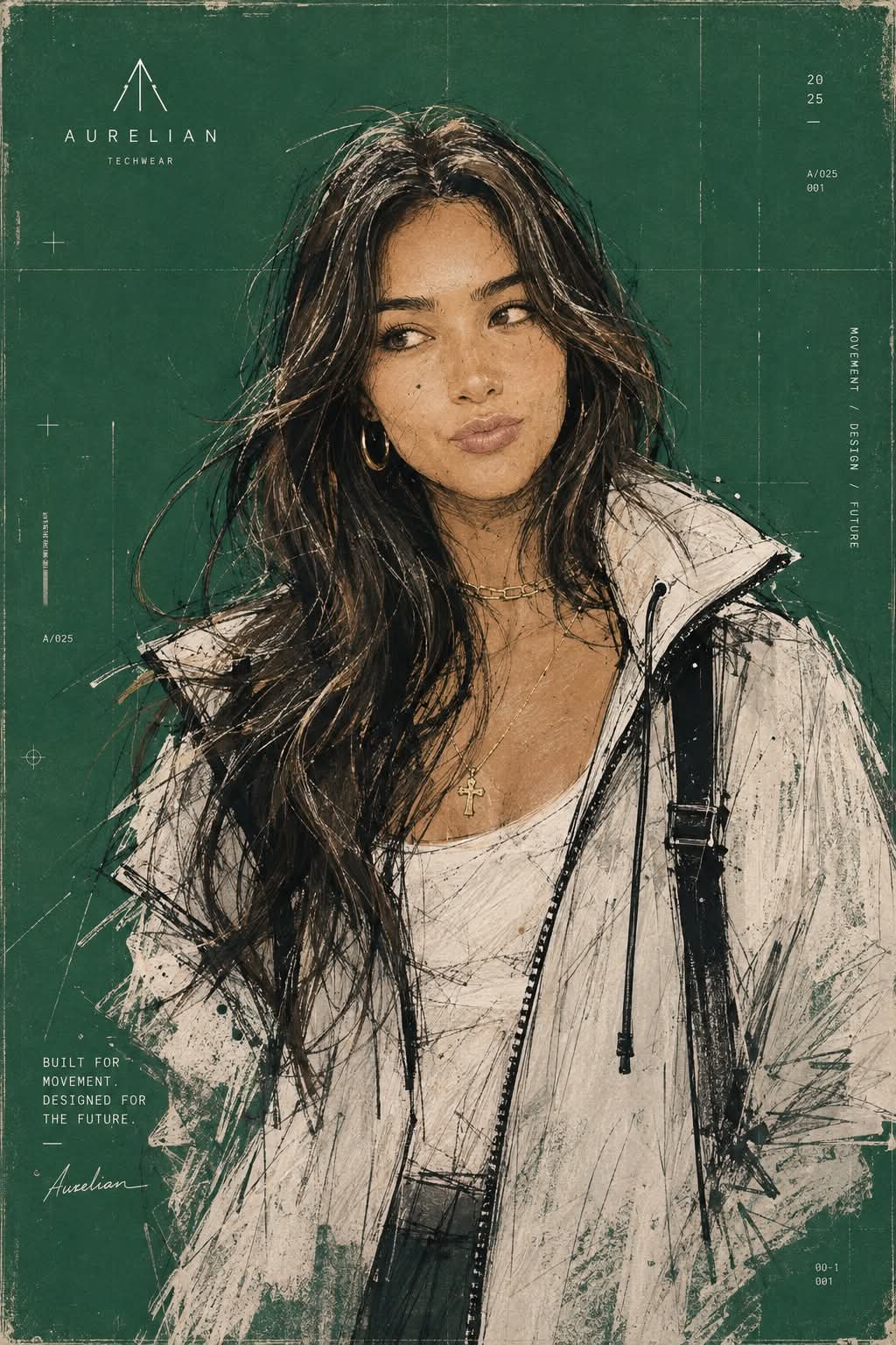 Premium Fashion-Tech Screen-Print Poster