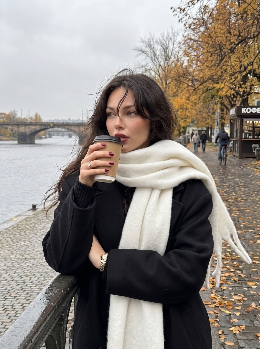 Candid Autumn City Portrait with Identity Reference output 1