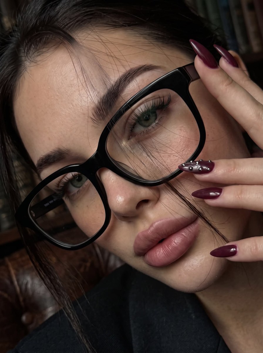 Dark Academia Grunge Close-Up Selfie output 2