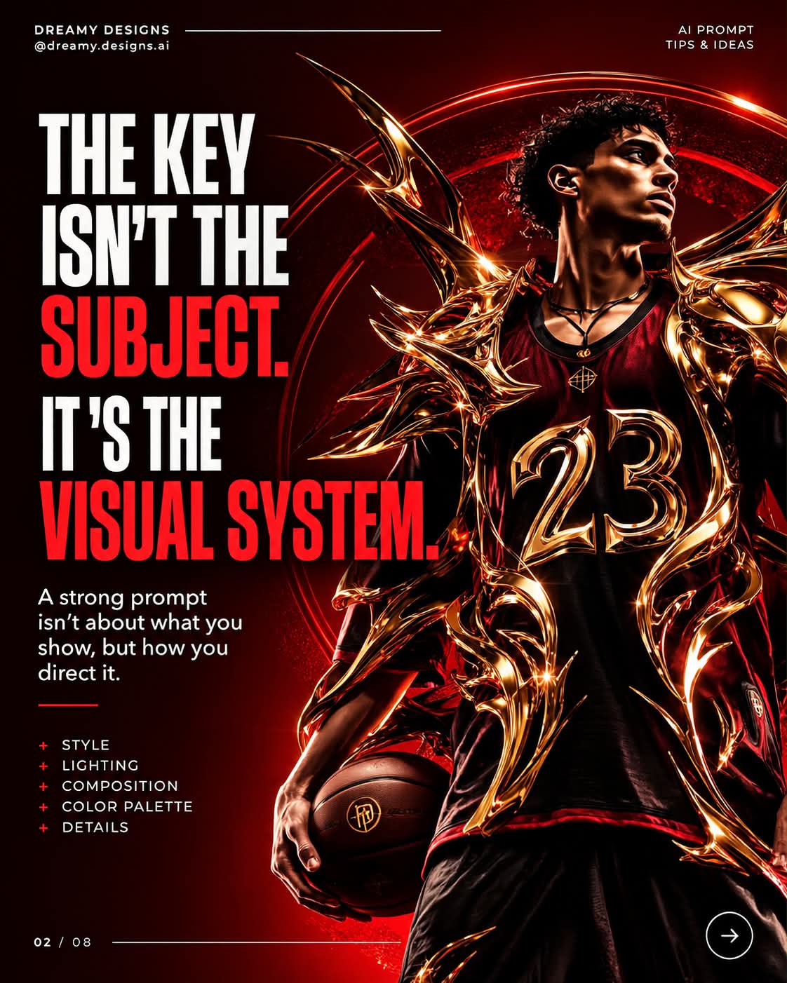 Luxury Metallic Sportswear Campaign output 2