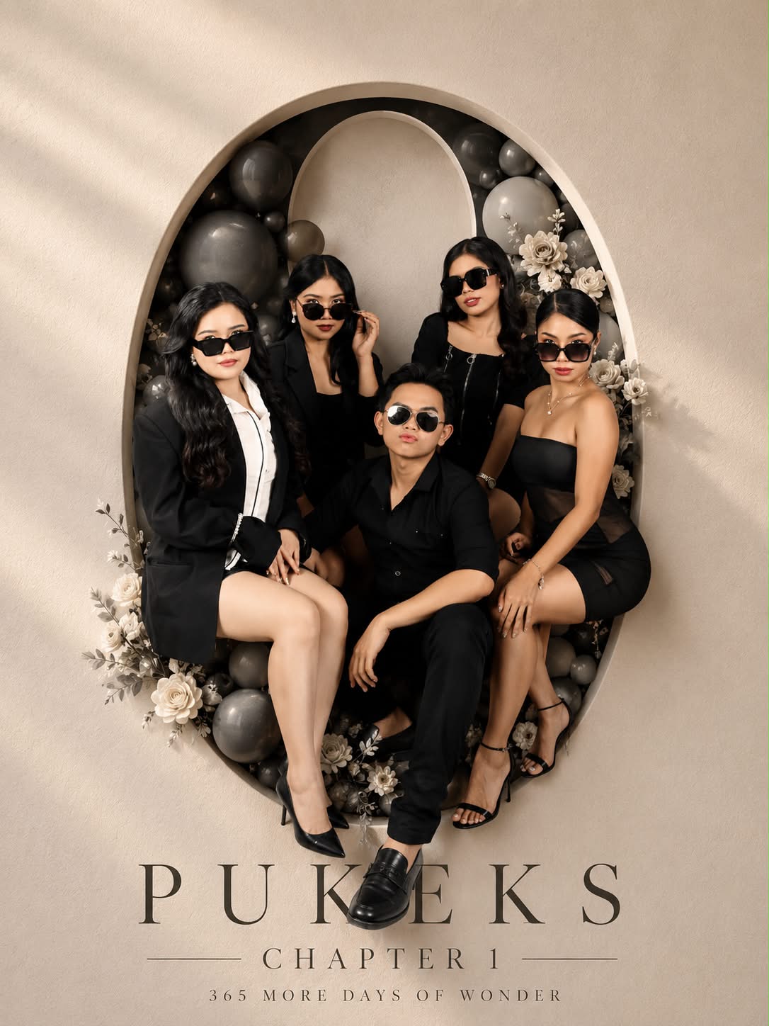 Luxury 3D Birthday Poster for Friends
