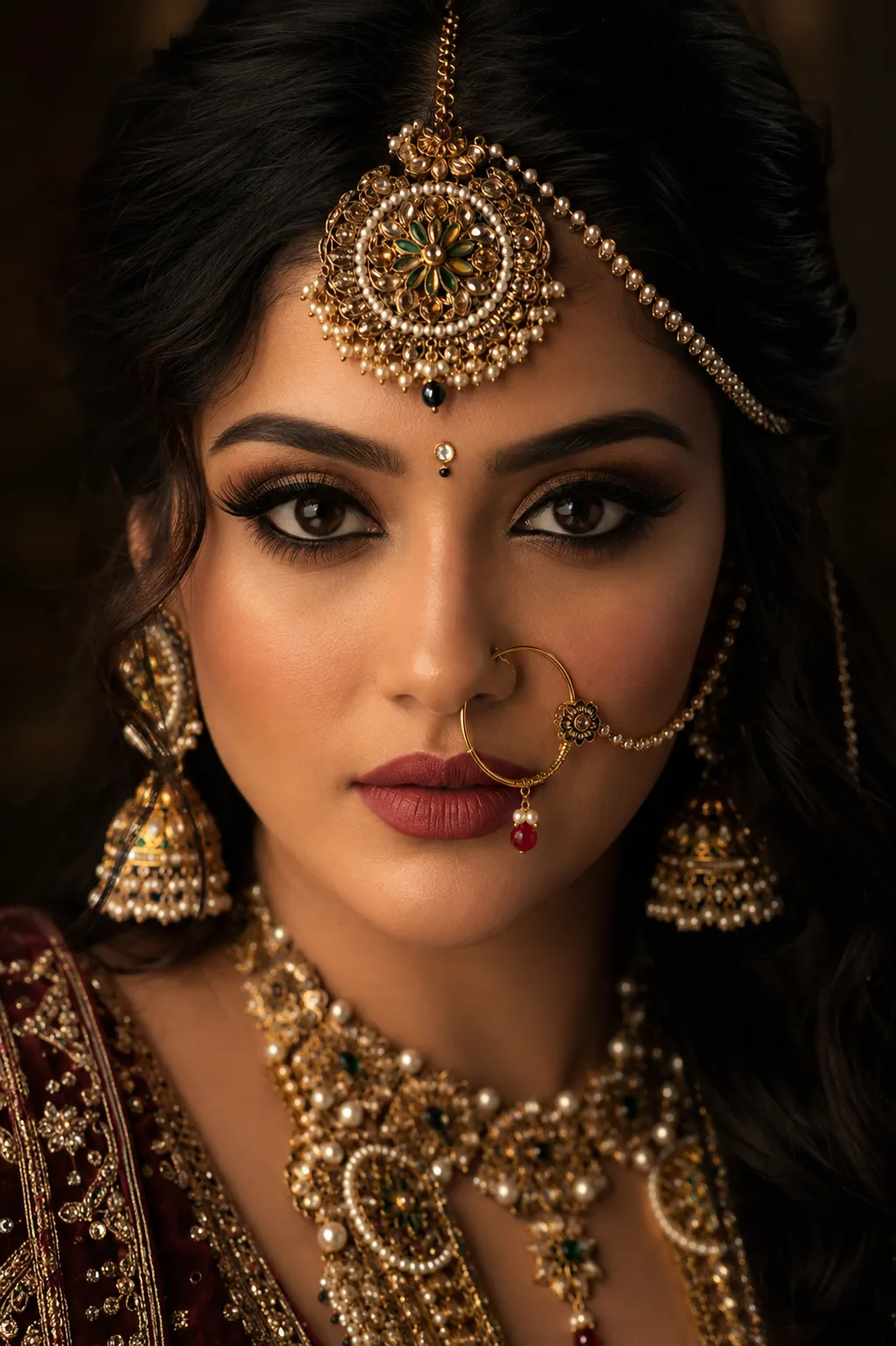 South Asian Bridal Jewelry Portrait output 1