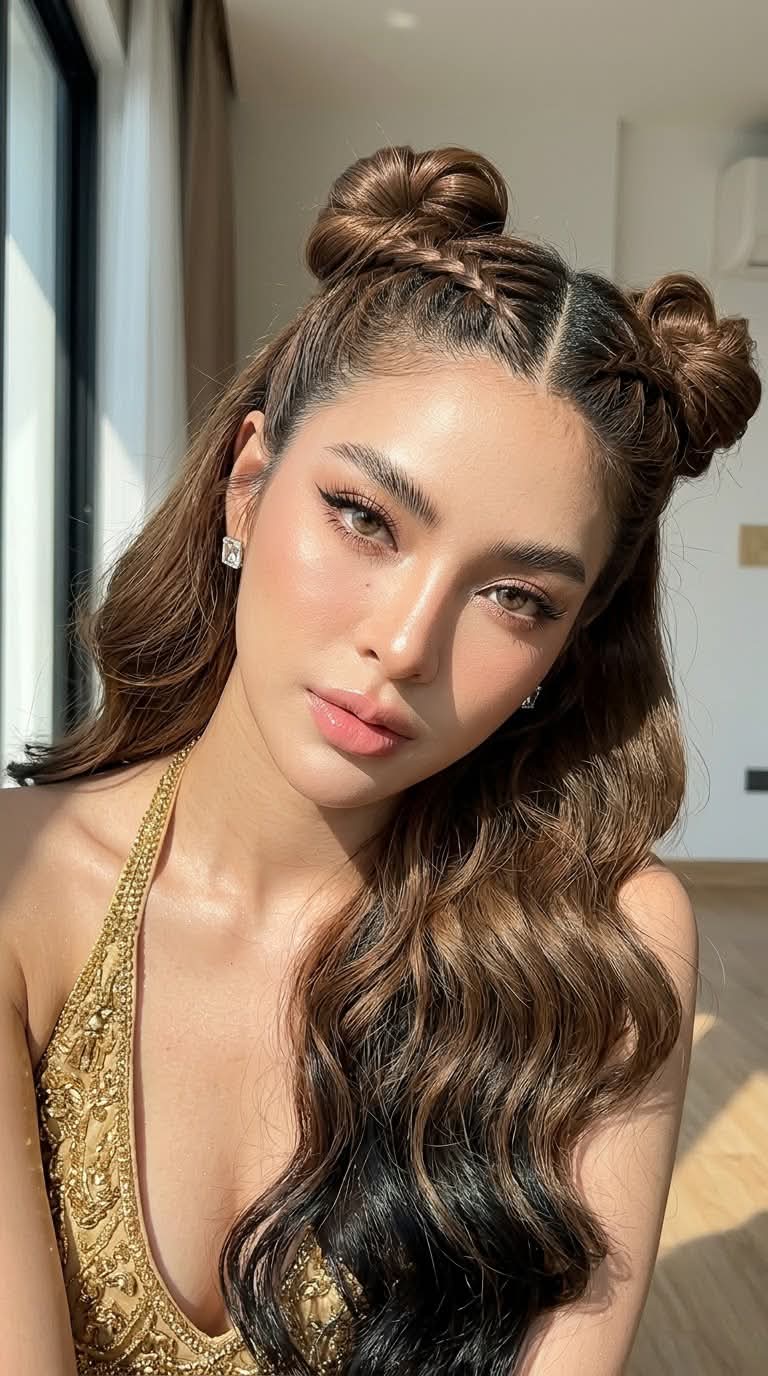 Sunlit Glamour Beauty Selfie output 2