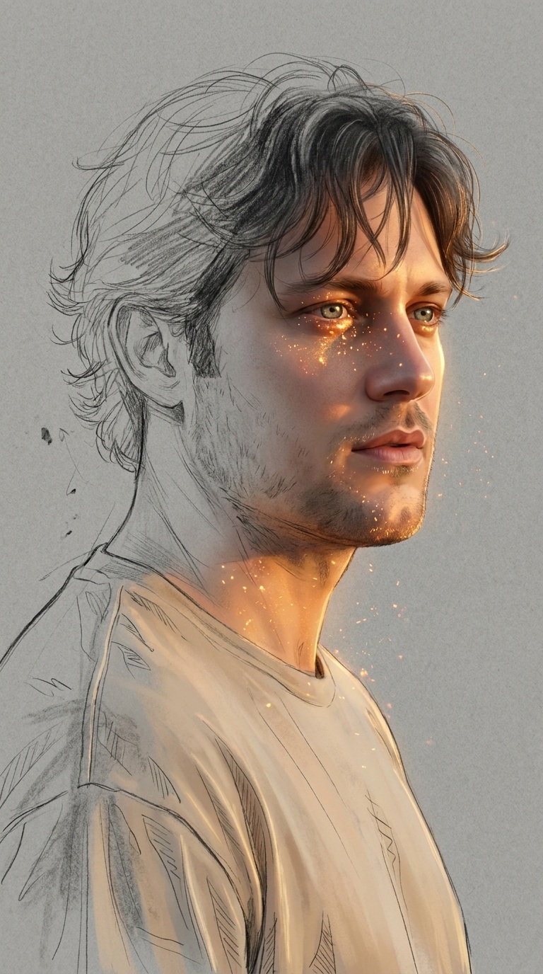 Unfinished Masterpiece Portrait output 1