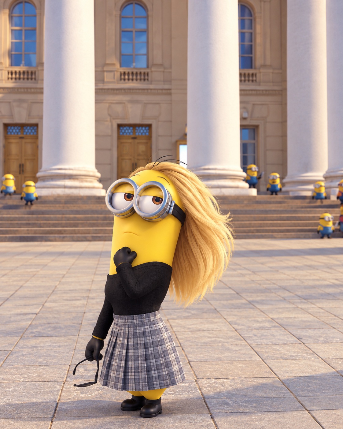 Transform a Person and Scene into a Minion output 2