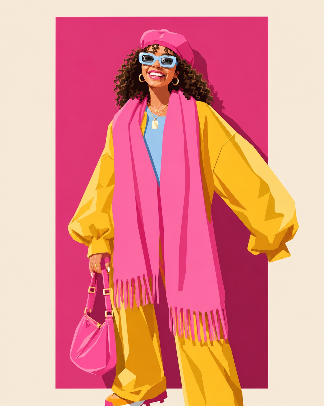 Editorial Flat-Vector Portrait from a Photo output 3