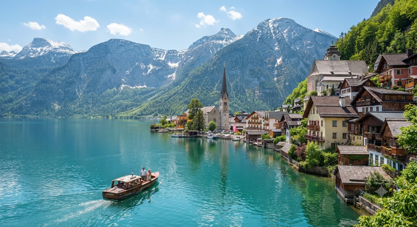 Photorealistic Alpine Village