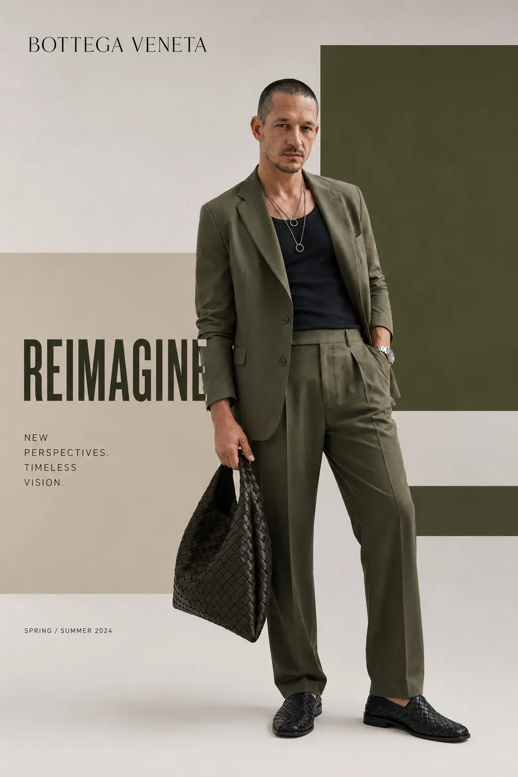Luxury Fashion Campaign Poster from a Reference Photo output 6