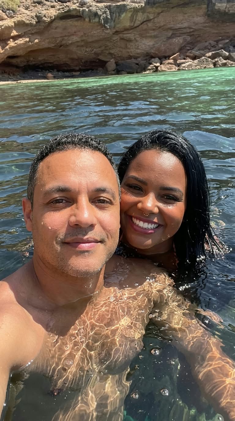 Photorealistic River Selfie of a Couple