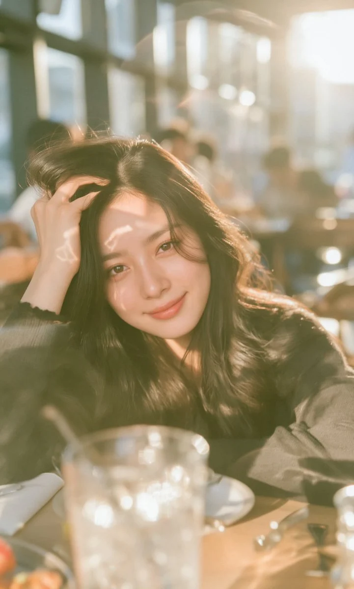Warm Afternoon Restaurant Portrait output 2